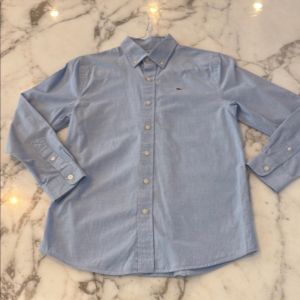 Vineyard Vines Men's Sky Blue Button Down Shirt